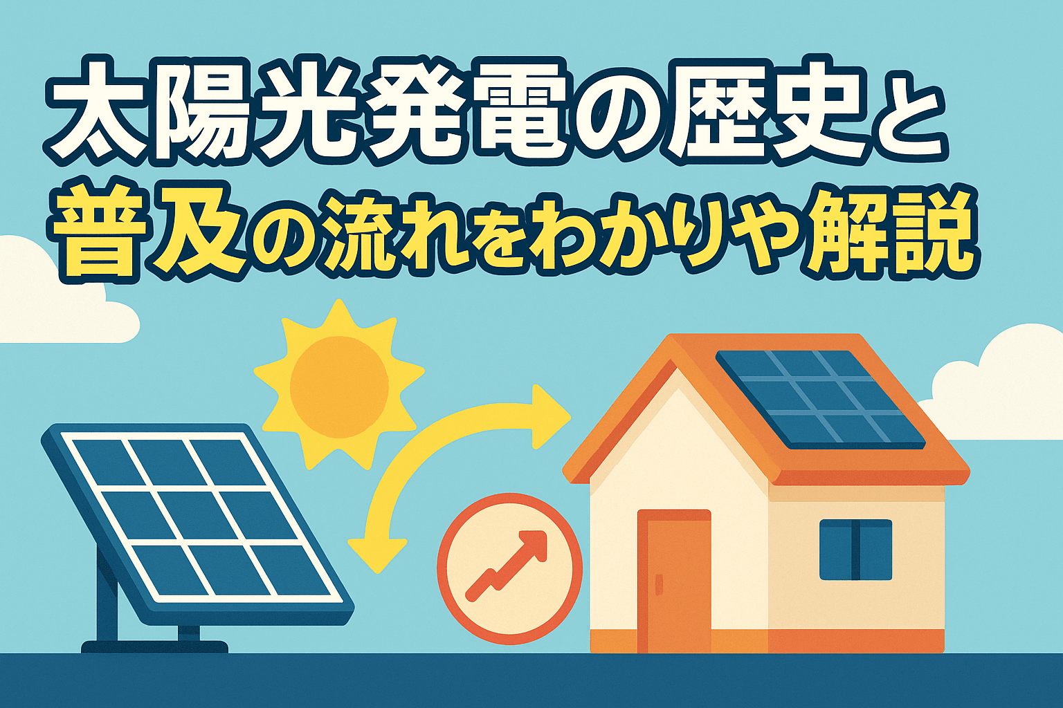 太陽光発電の歴史と普及の流れをわかりやすく解説